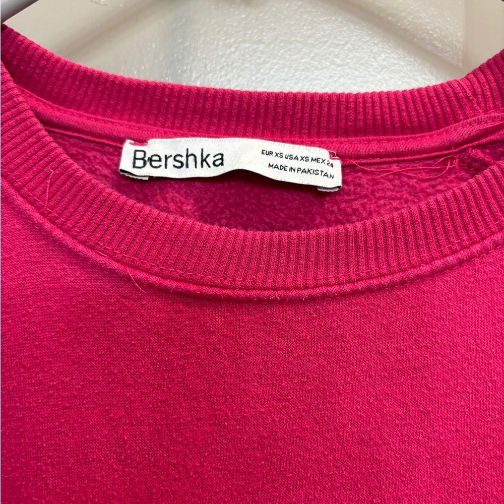 Bershka super oversize sweat XS hot pink - Picture 2 of 4